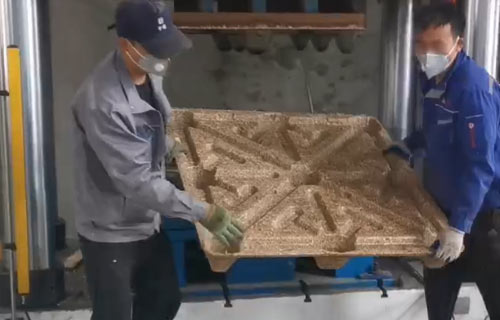 木屑托盤生產設備-1600噸四柱液壓機