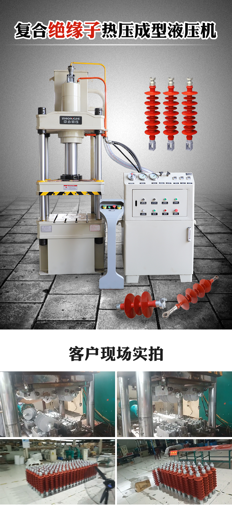 高壓絕緣子液壓機(圖1) 高壓絕緣子液壓機(圖1)